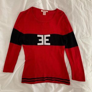 Etincelle Sport Red and Black Top